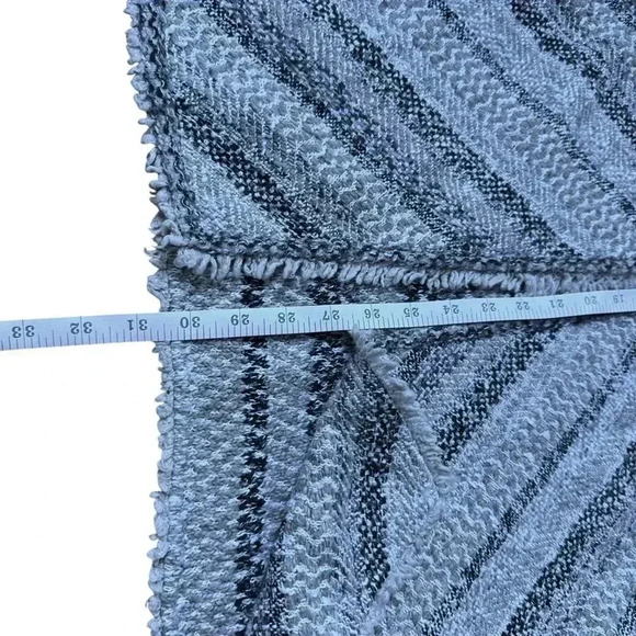 Chicos woven tweed striped jacket sz 0 Textured Elyse Cardigan - Picture 6 of 9